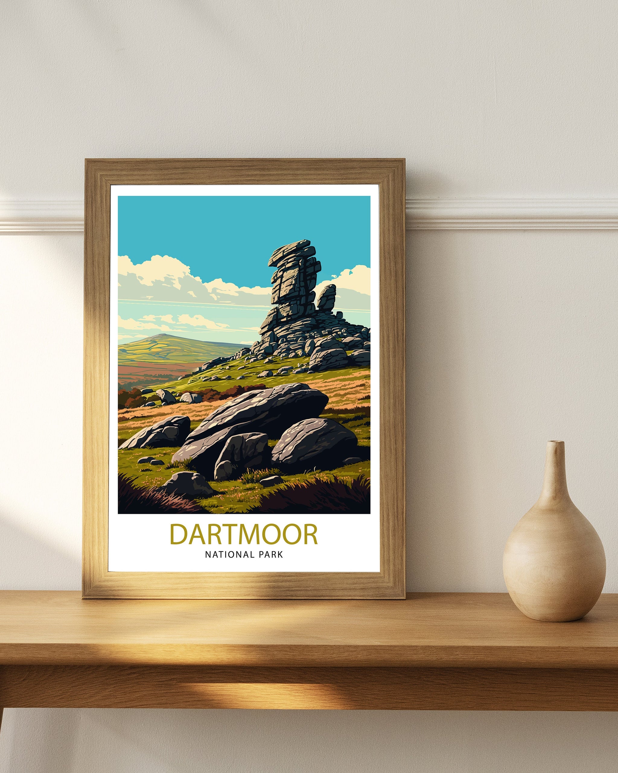 Dartmoor National Park Print | Devon Landscape Art