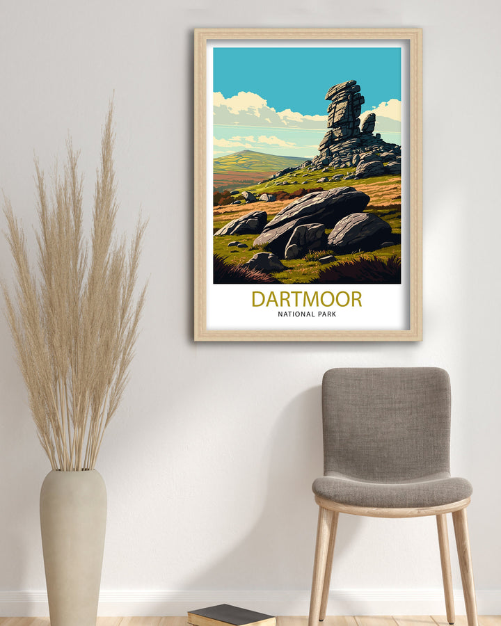 Dartmoor Travel Poster