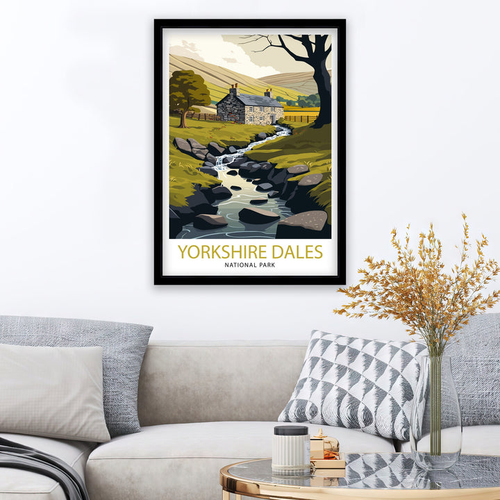 Yorkshire Dales Travel Poster