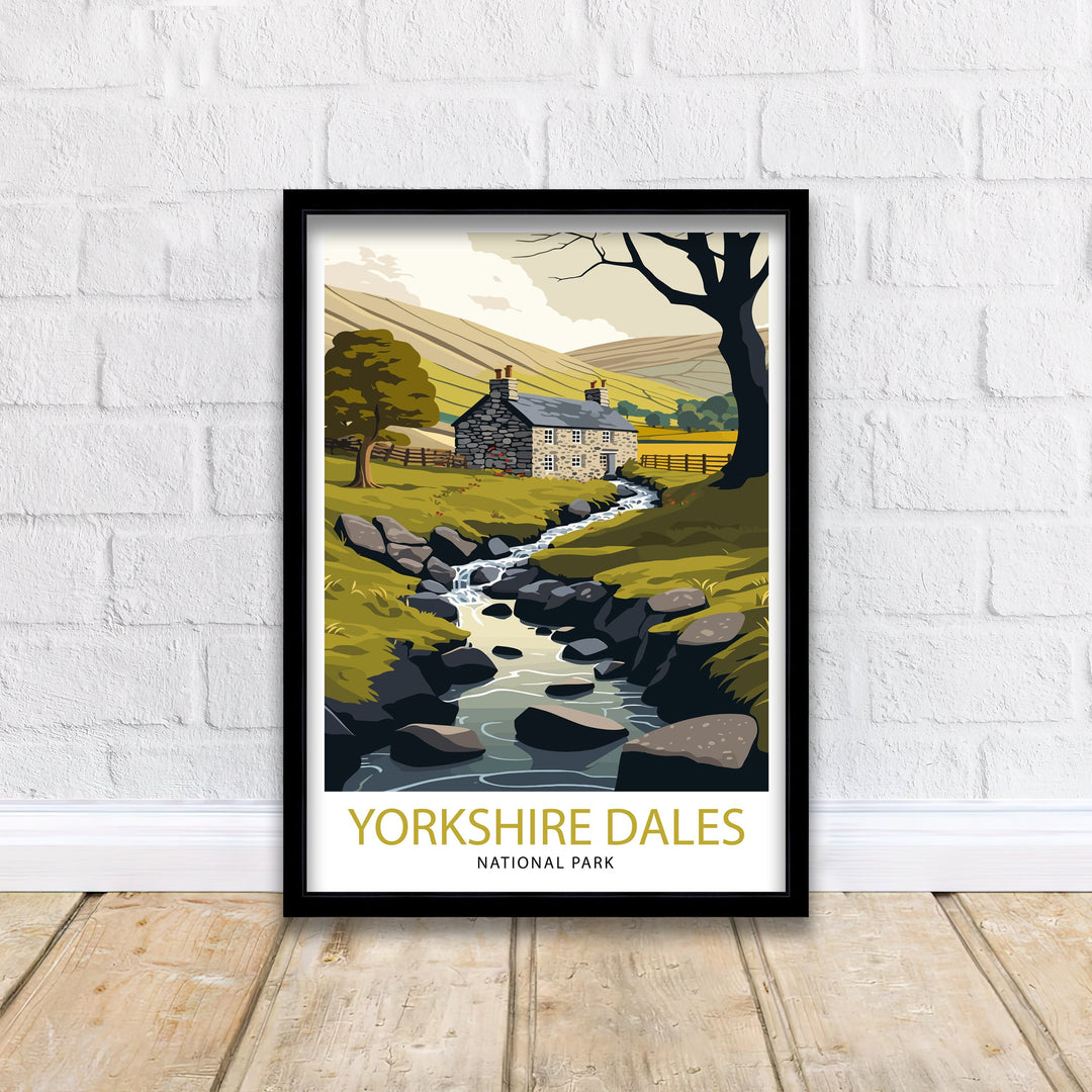 Yorkshire Dales Travel Poster