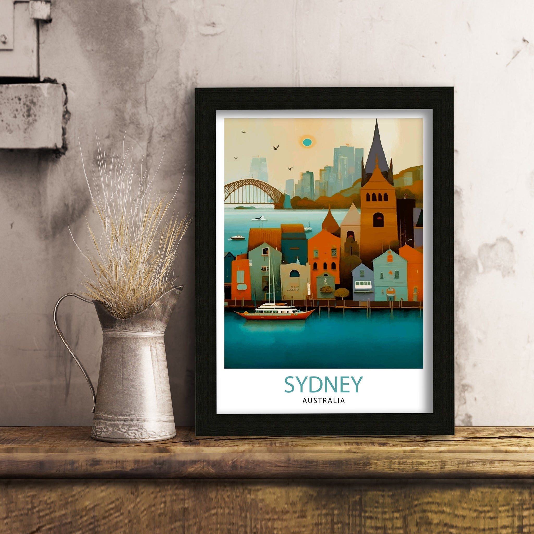 Sydney Australia Travel Poster Sydney