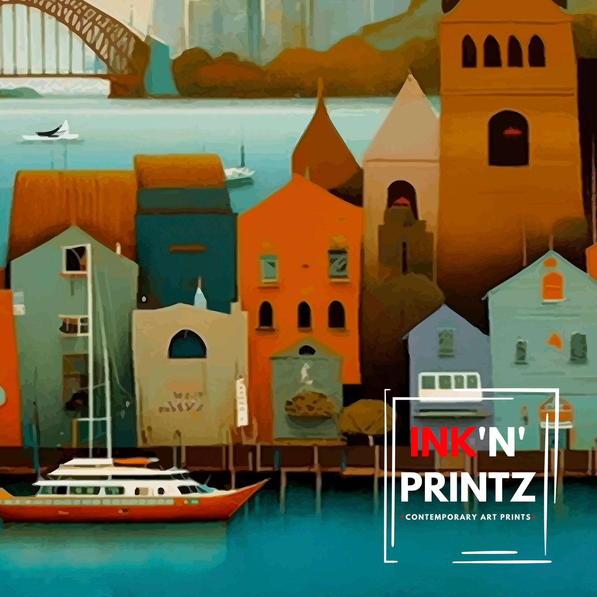 Sydney Australia Travel Poster Sydney