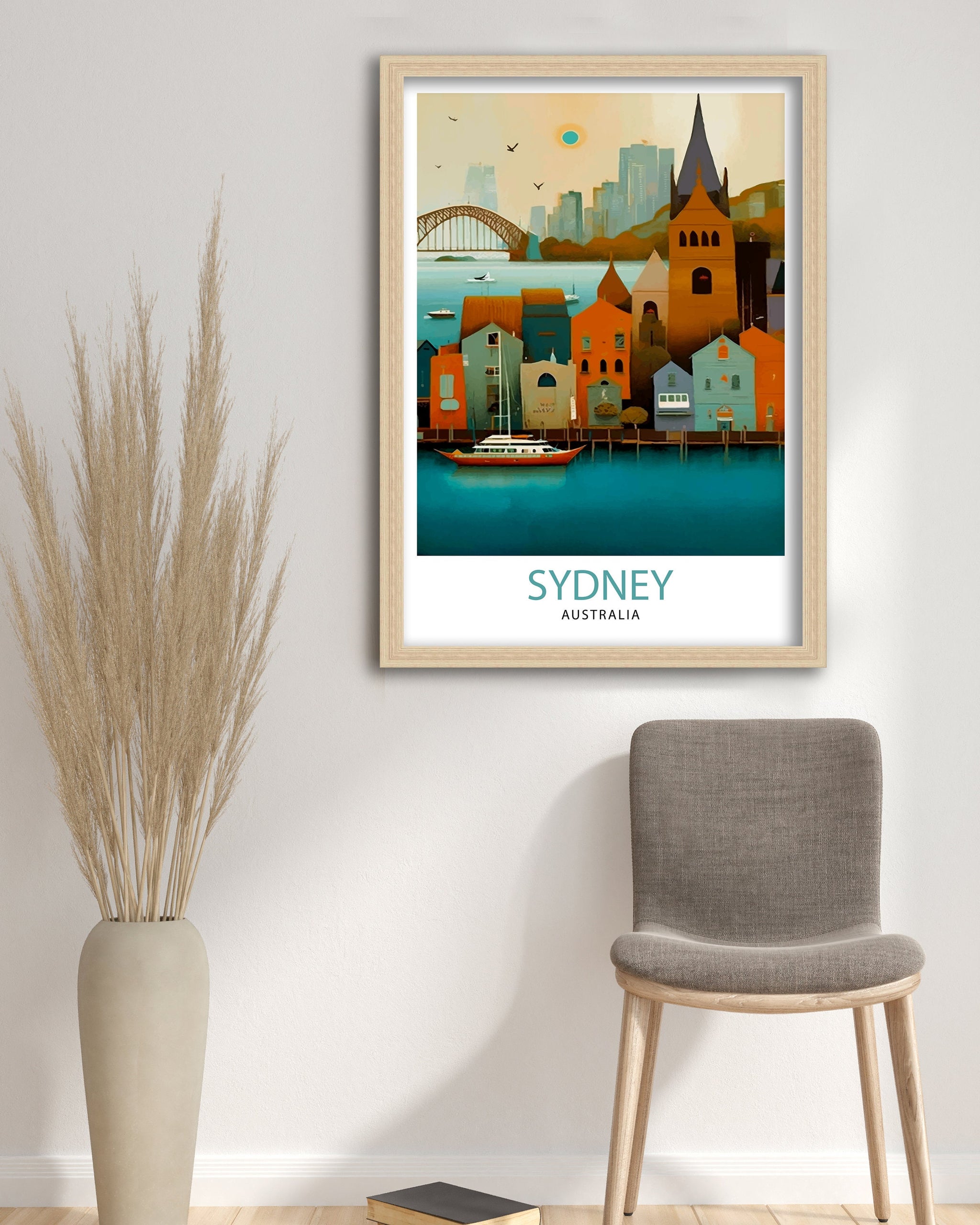 Sydney Australia Travel Poster Sydney