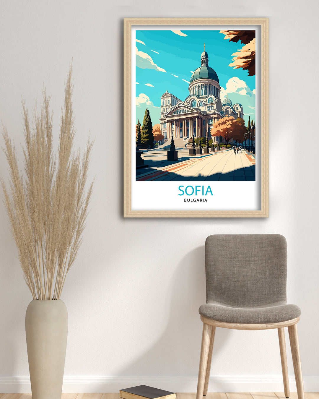 Sofia Bulgaria Travel Poster Sofia