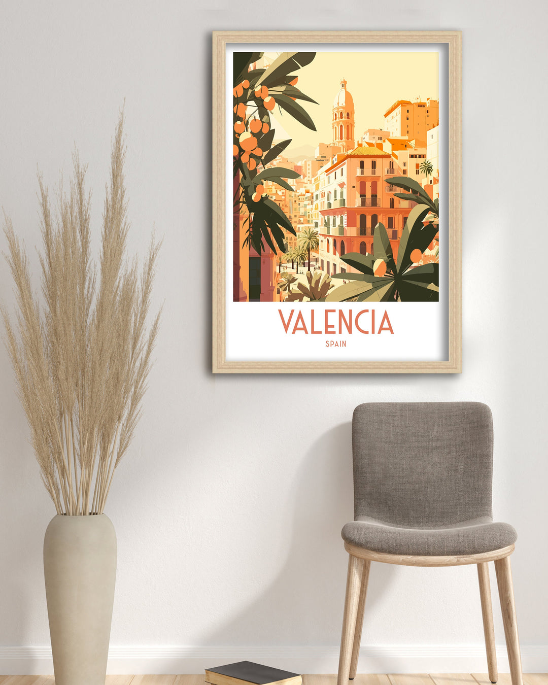 Valencia Travel Poster Valencia