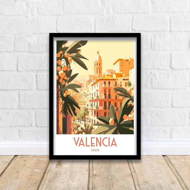 Valencia Travel Poster Valencia