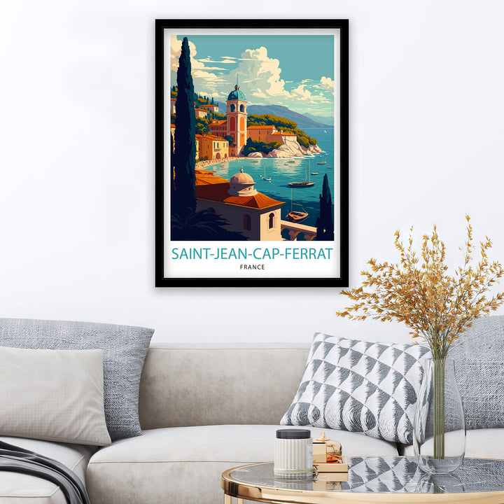 Saint-Jean-Cap-Ferrat Travel Poster French Riviera