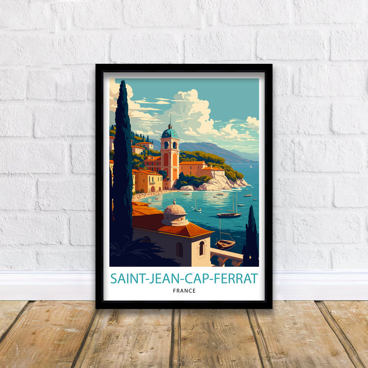 Saint-Jean-Cap-Ferrat Travel Poster French Riviera