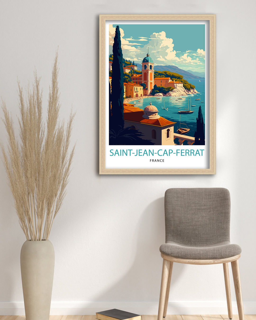 Saint-Jean-Cap-Ferrat Travel Poster French Riviera