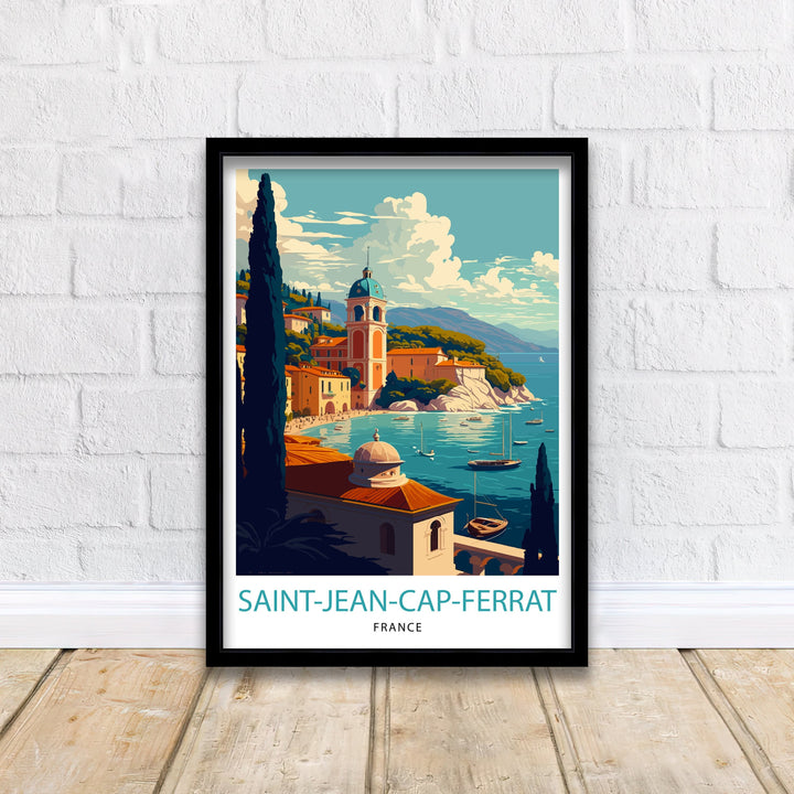 Saint-Jean-Cap-Ferrat Travel Poster French Riviera