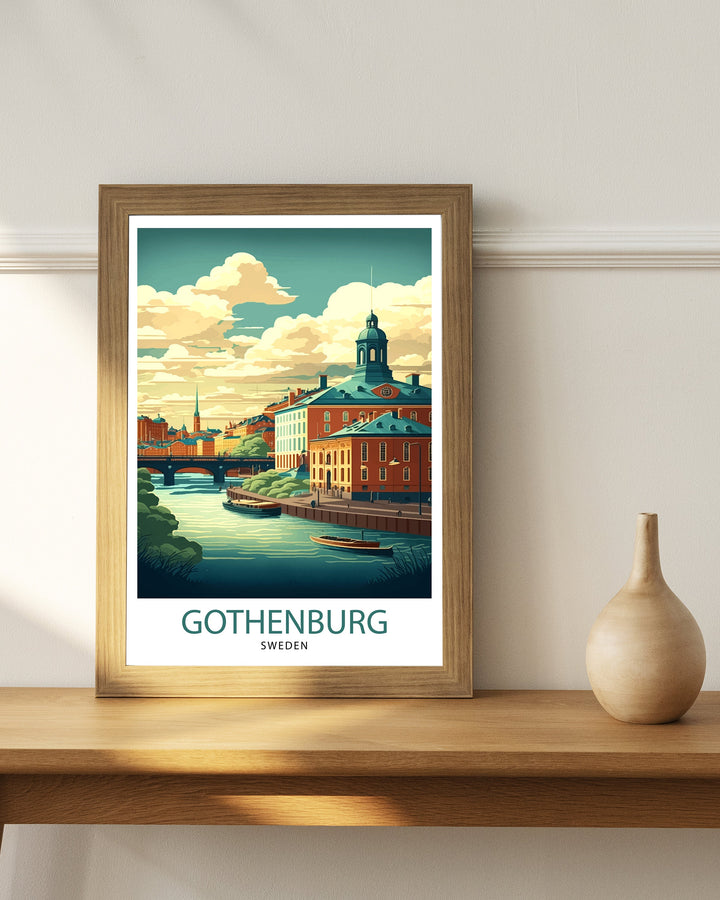 Gothenburg Travel Poster Gothenburg