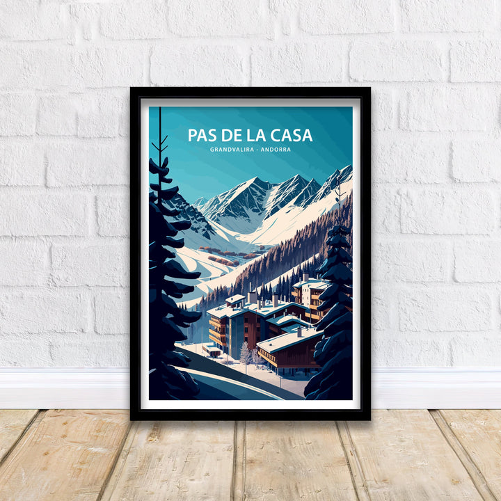 Pas de la Casa Andorra Travel Print