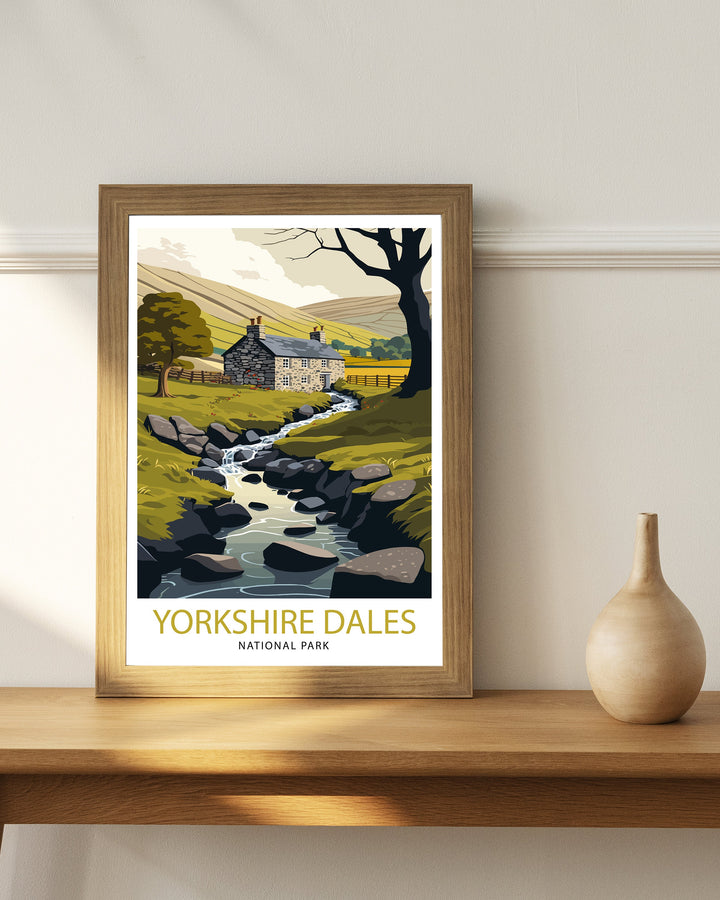 Yorkshire Dales Travel Poster