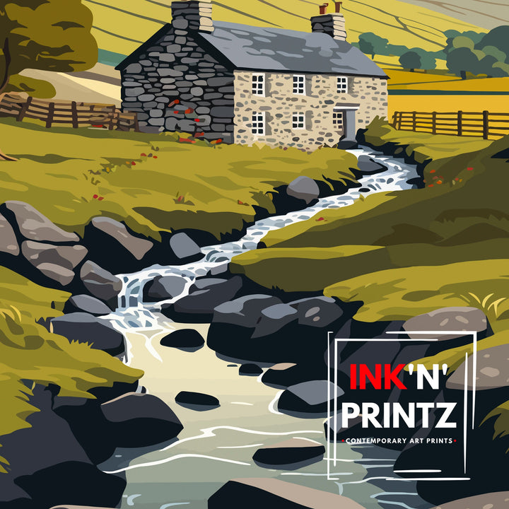 Yorkshire Dales Travel Poster