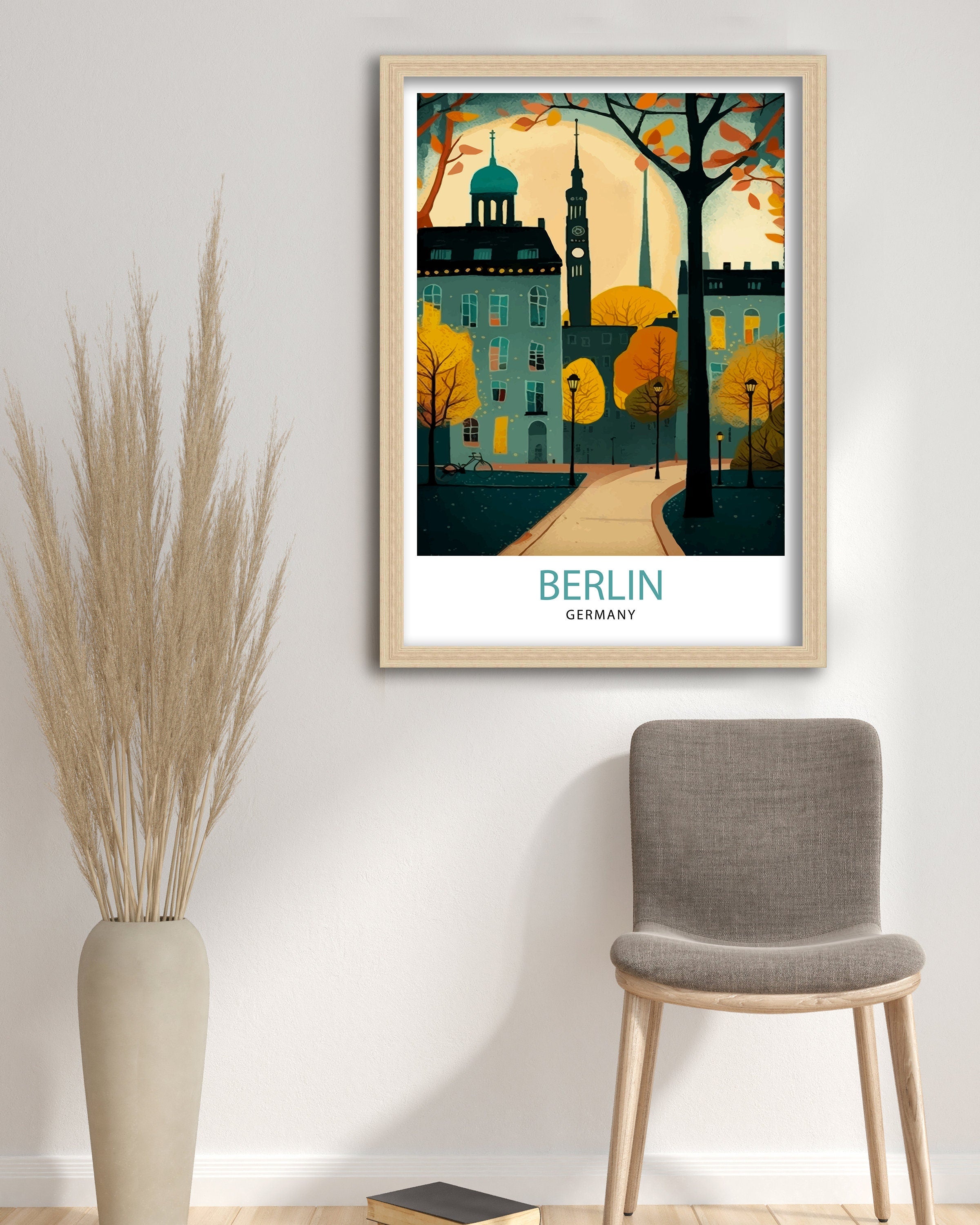 Berlin Travel Poster, Germany Art Print