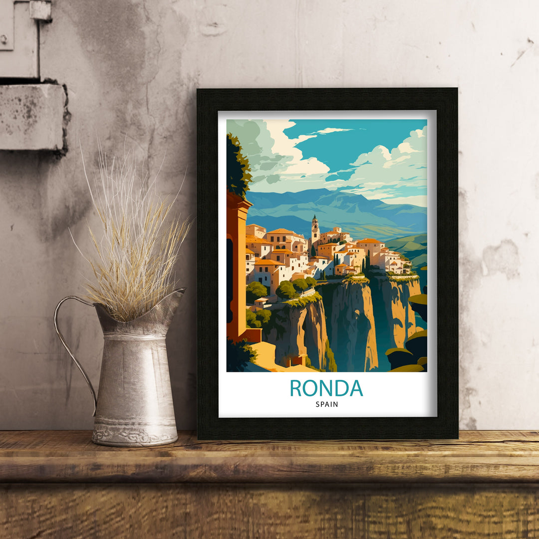 Ronda Spain Travel Poster Ronda