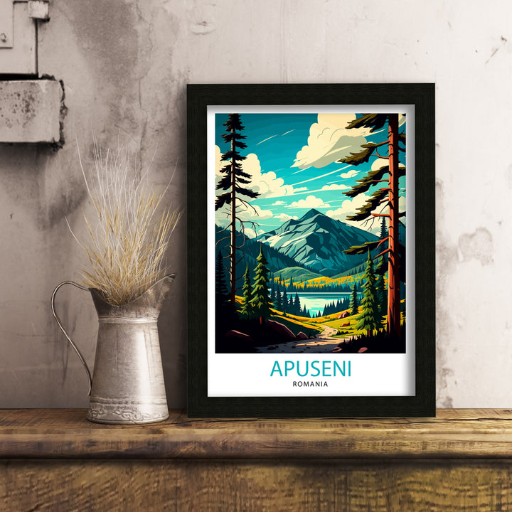 Apuseni Natural Park Travel Poster Romania