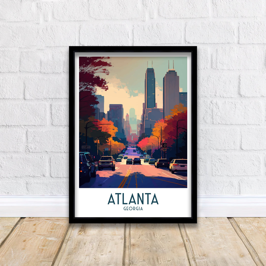 Atlanta Travel Poster