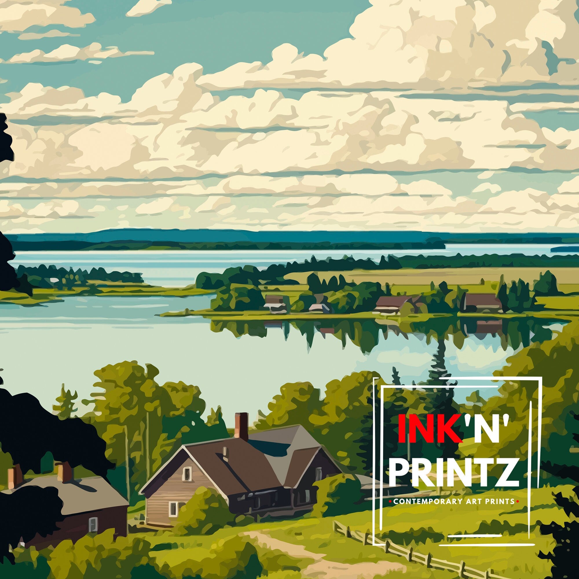 Prince Edward County Art Print, Canada Travel Poster