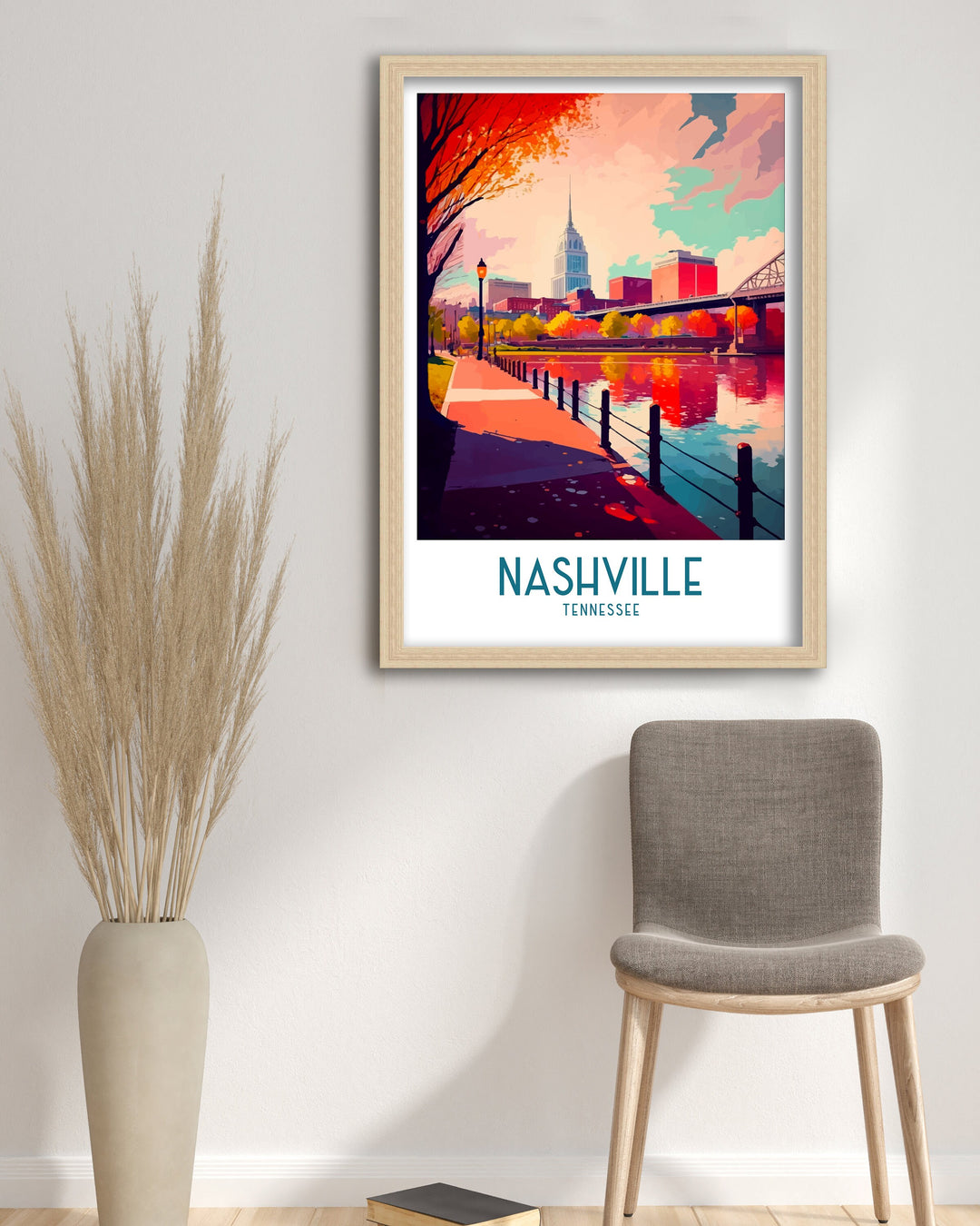 Nashville Travel Poster