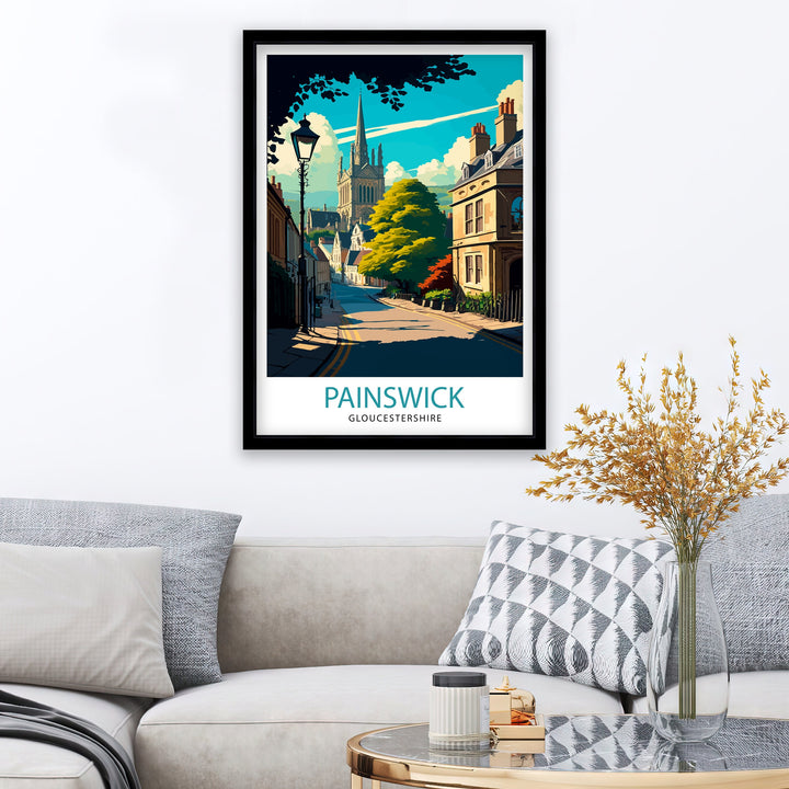 Painswick Travel Poster Painswick Wall Art Painswick Home Decor Painswick Illustration Travel Poster Gift For Painswick UK Home Decor