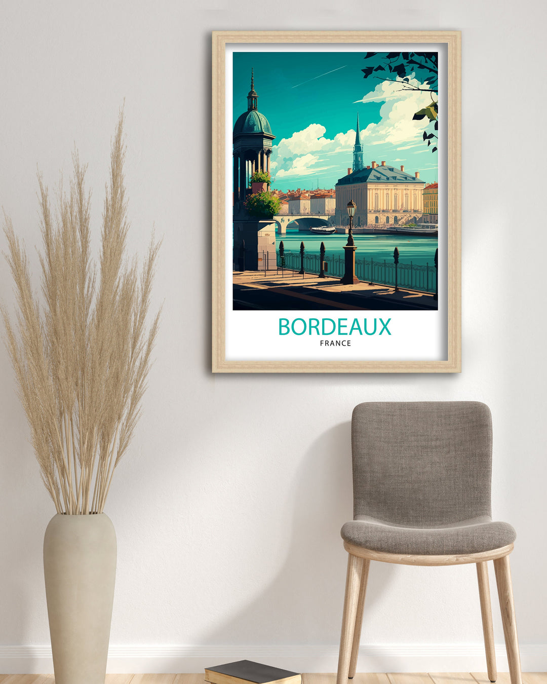 Bordeaux France Travel Poster Bordeaux