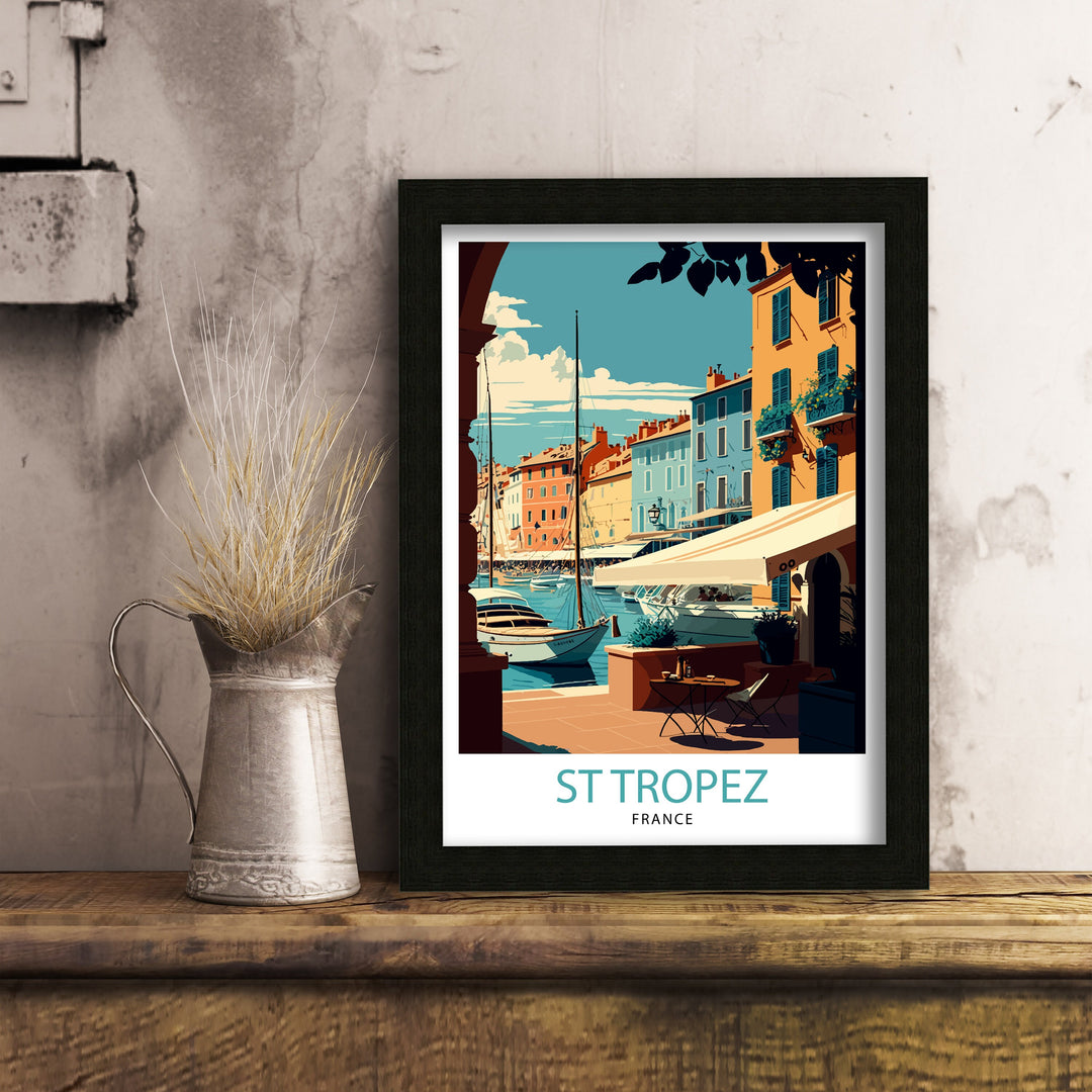 St Tropez France Travel Poster St Tropez