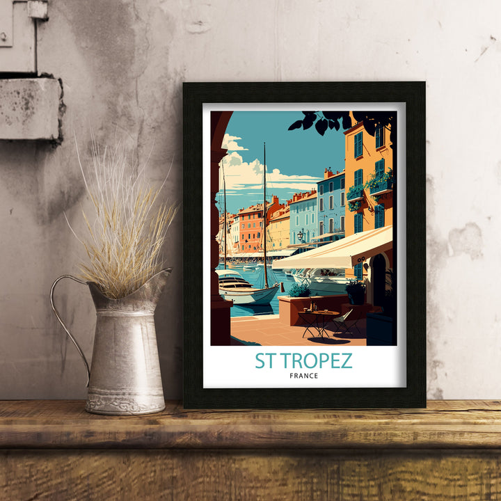 St Tropez France Travel Poster St Tropez