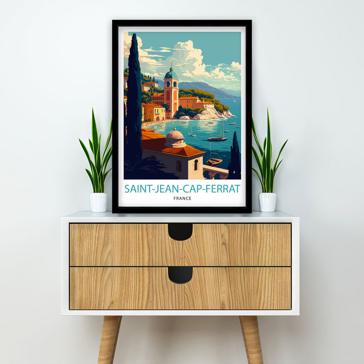 Saint-Jean-Cap-Ferrat Travel Poster French Riviera