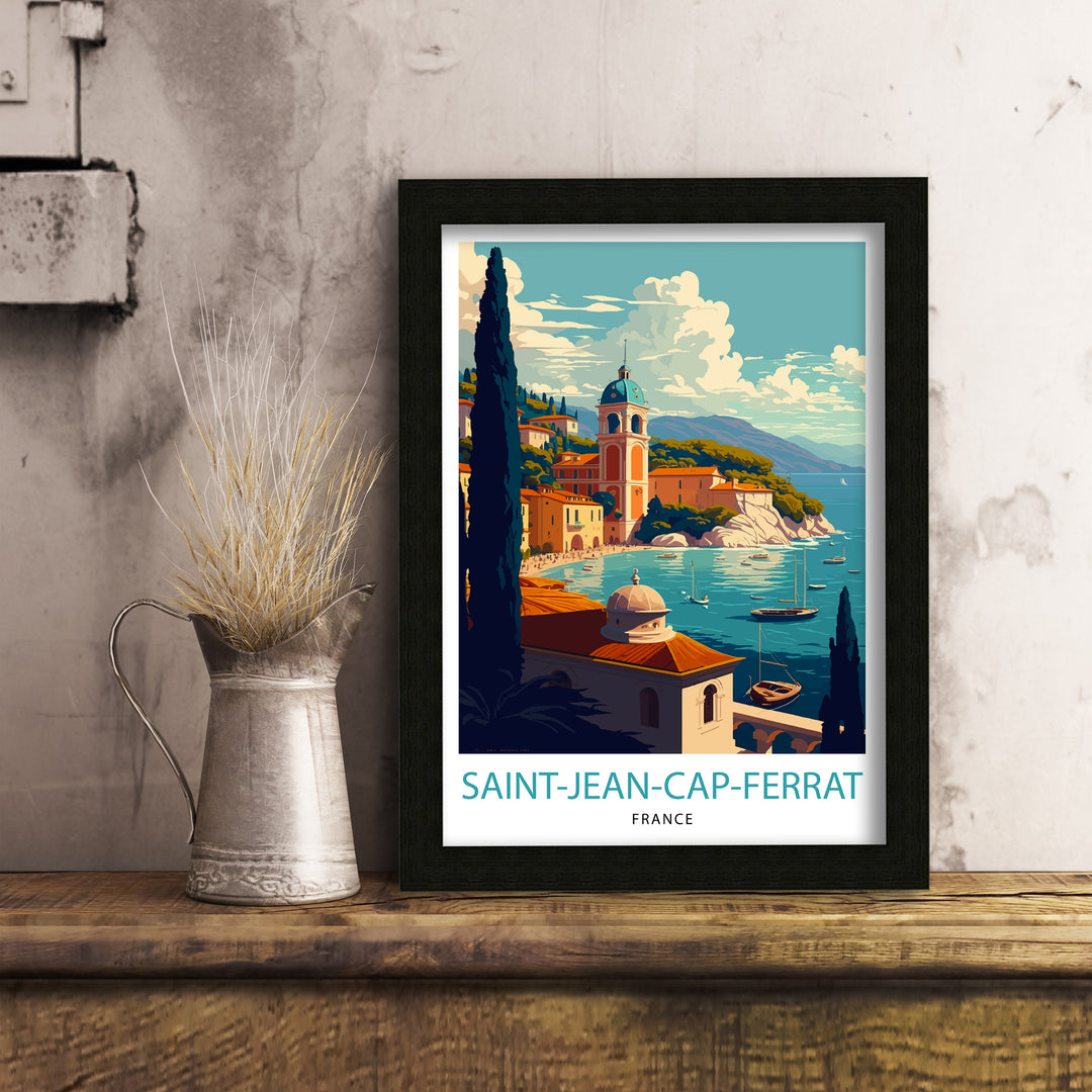 Saint-Jean-Cap-Ferrat Travel Poster French Riviera