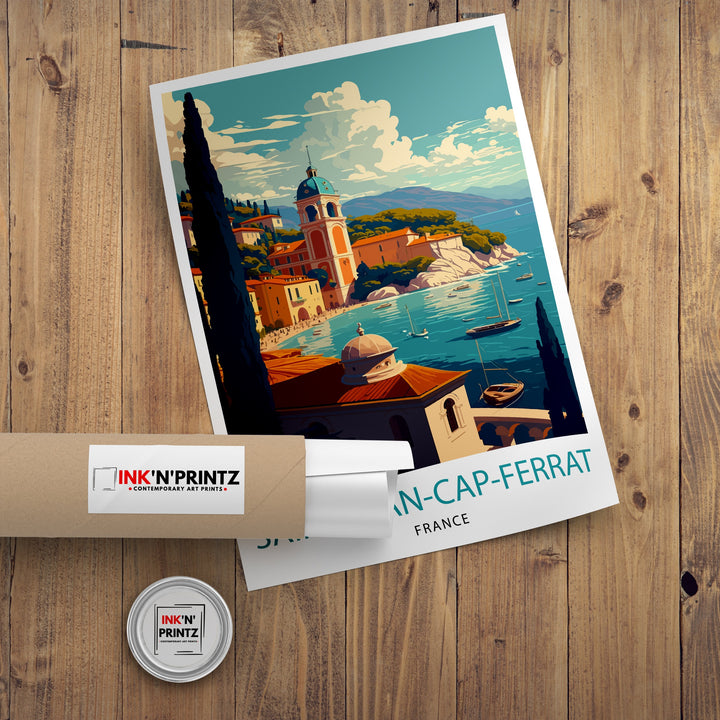 Saint-Jean-Cap-Ferrat Travel Poster French Riviera