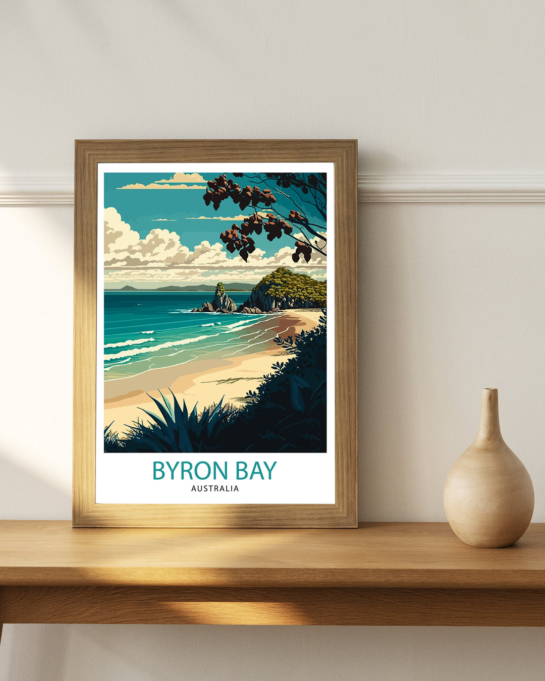 Byron Bay Australia Travel Poster