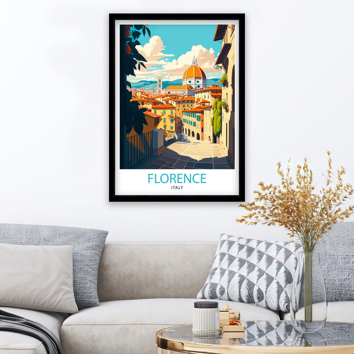 Florence Italy Travel Poster Florence