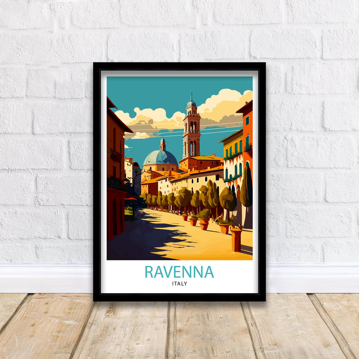 Ravenna Italy Travel Poster Ravenna