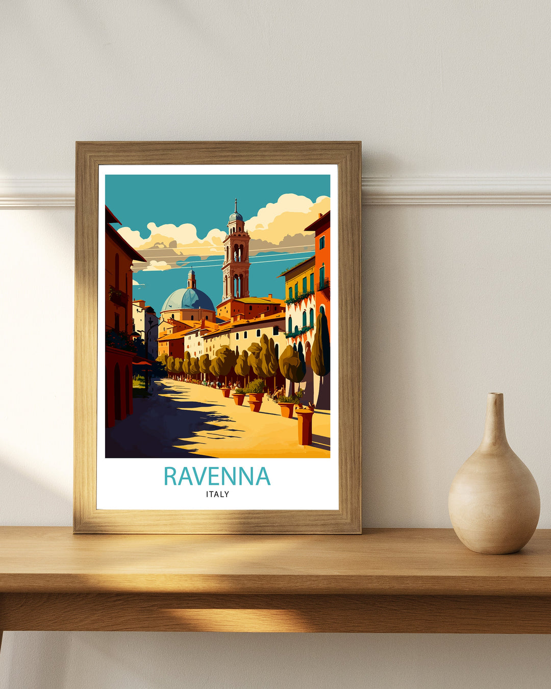 Ravenna Italy Travel Poster Ravenna