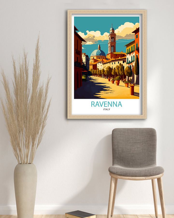 Ravenna Italy Travel Poster Ravenna