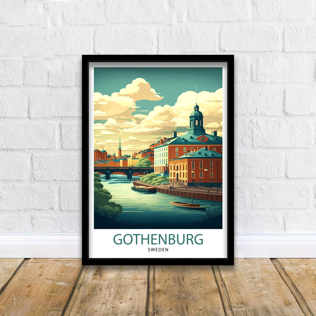 Gothenburg Travel Poster Gothenburg