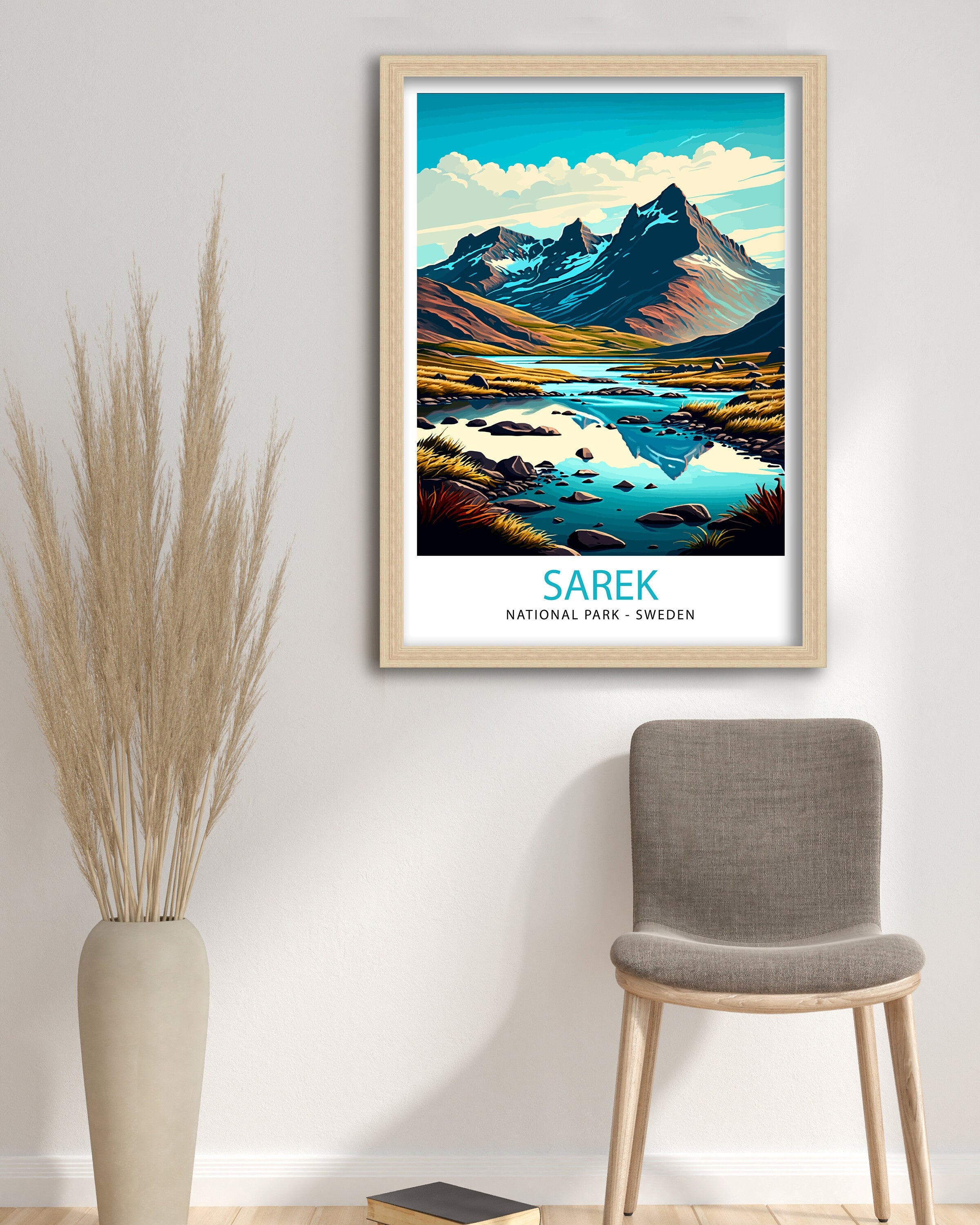 Sarek National Park, Sweden Travel Poster Print