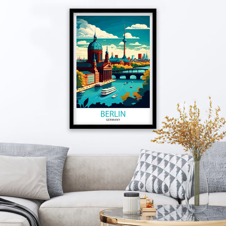 Berlin Germany Travel Poster Berlin