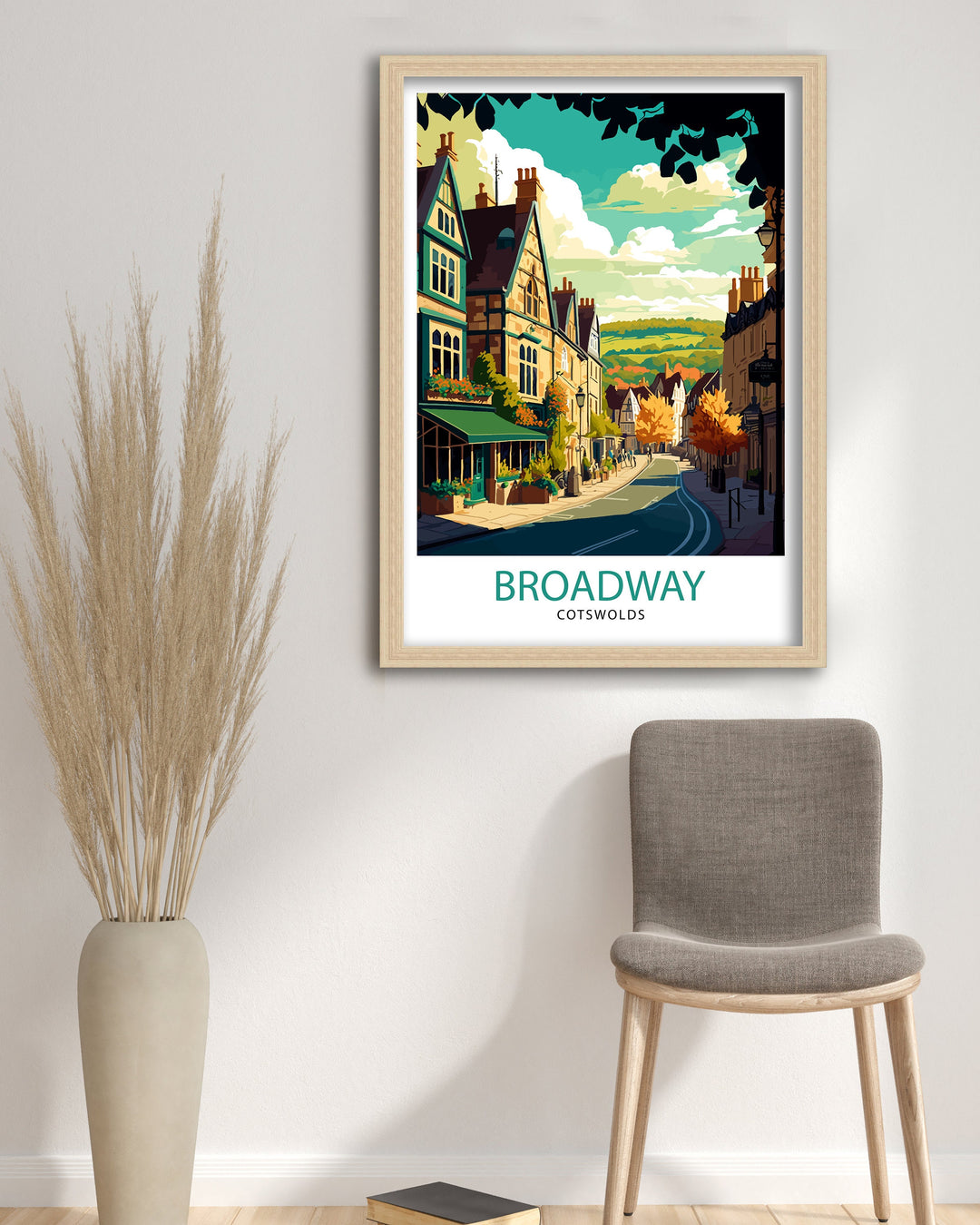 Broadway Cotswold Travel Poster Broadway