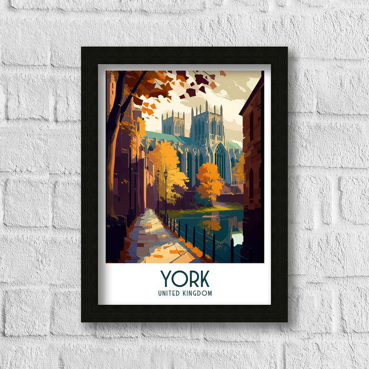 York England Travel Poster York