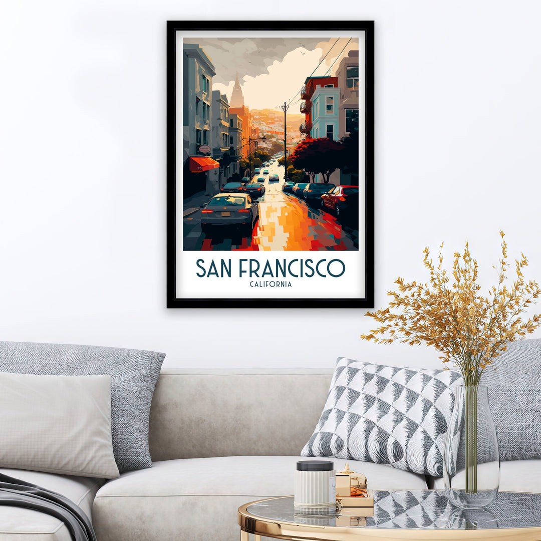 San Francisco Travel Poster