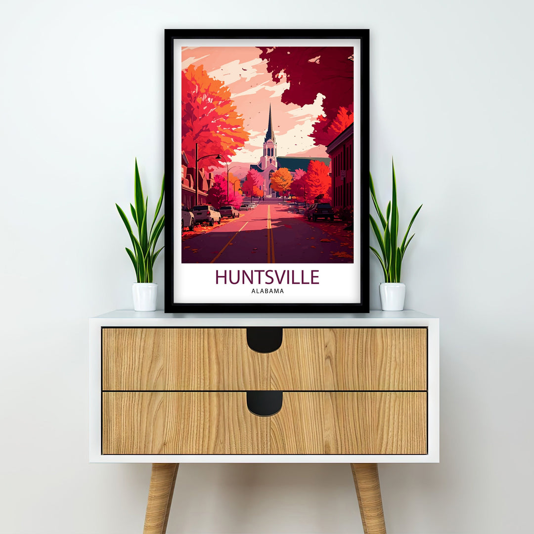 Huntsville Alabama Travel Poster