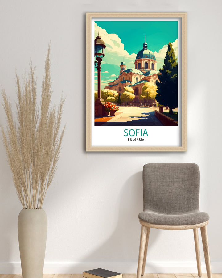 Sofia, Spain Travel Poster Sofia