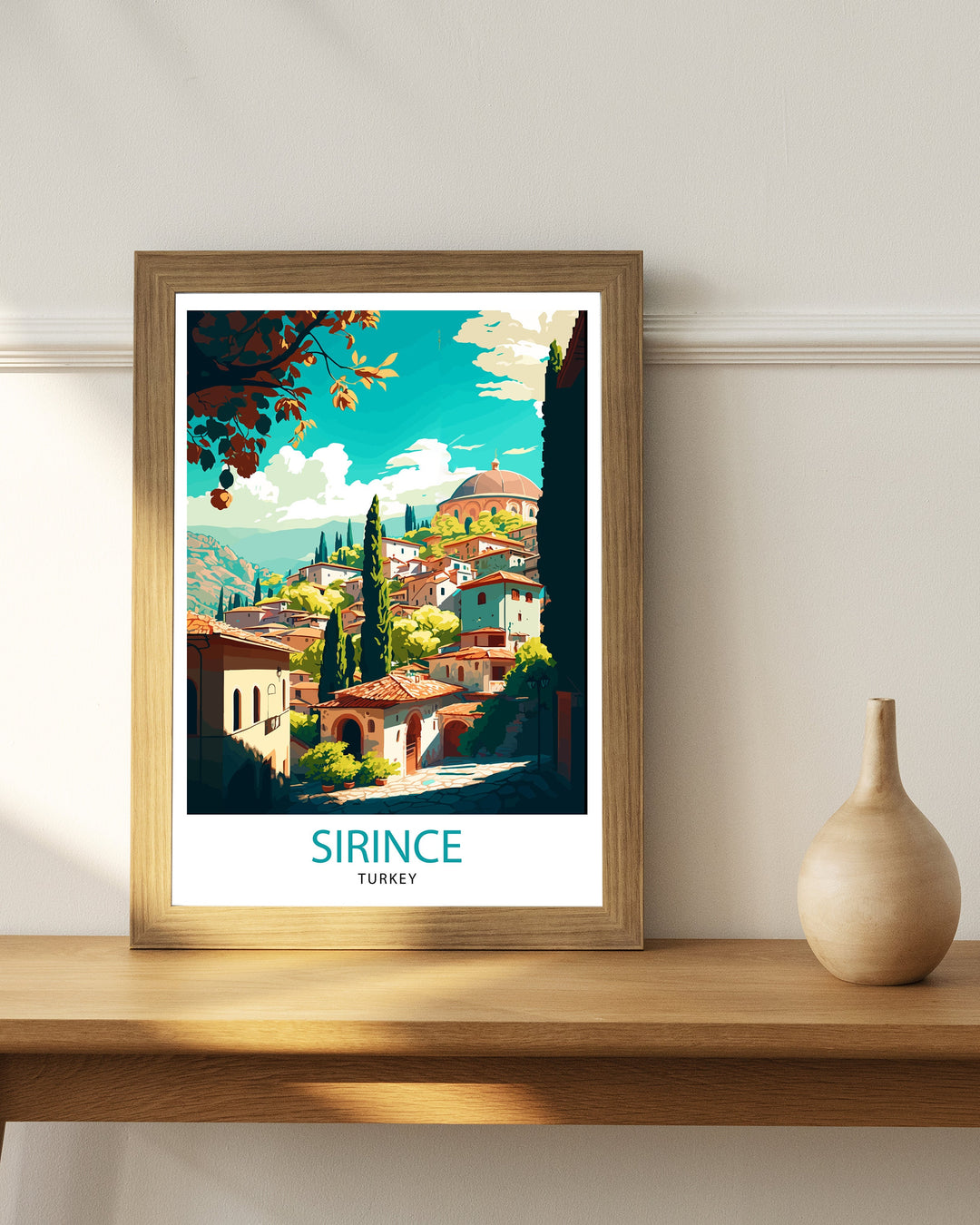 Sirince Turkey Travel Poster Sirince