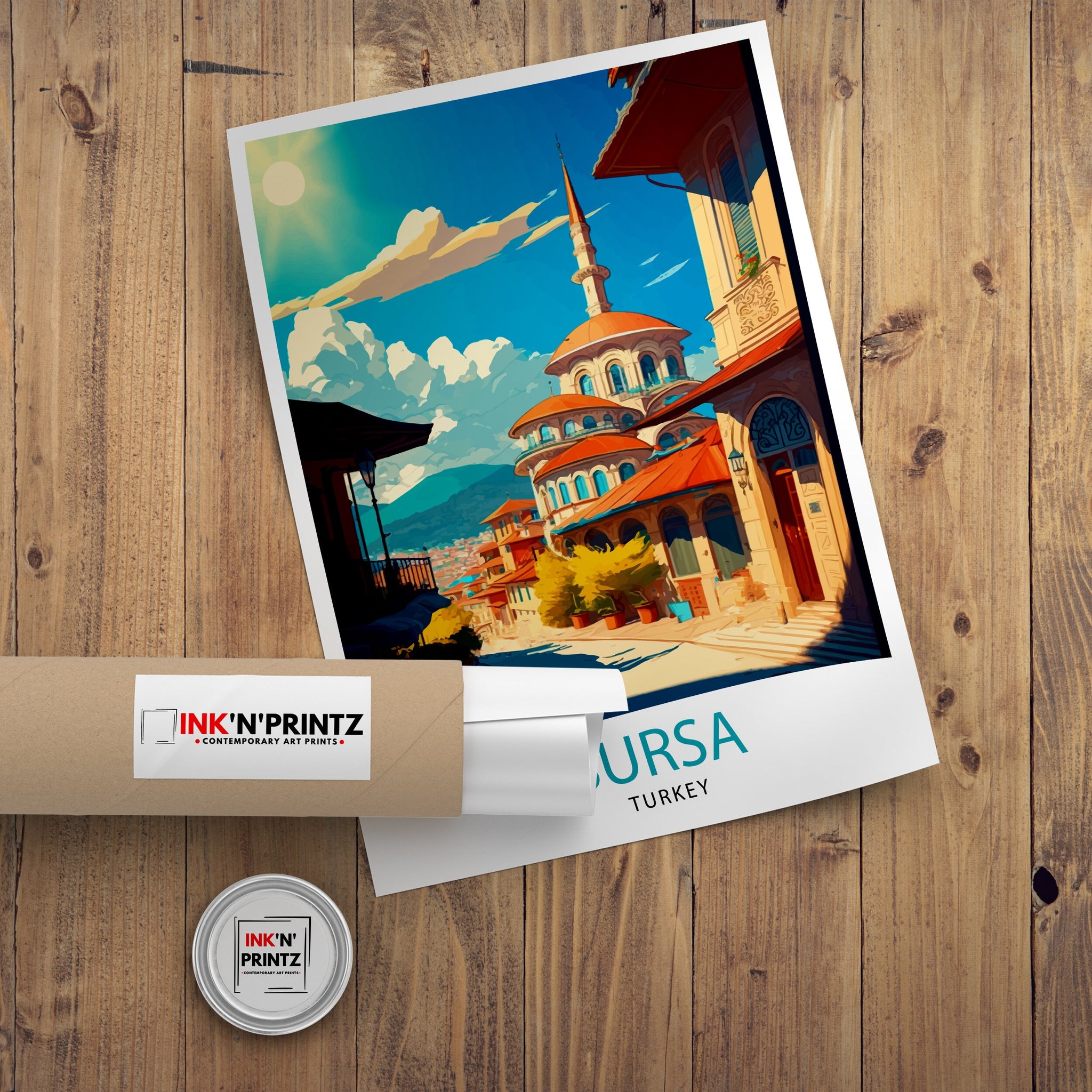 Bursa Turkey Travel Print Bursa Wall Art Bursa Home Decor Bursa Illustration Travel Poster Gift For Bursa Turkey Turkey Home Decor