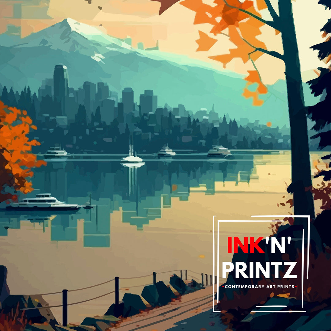 Vancouver Travel Poster Vancouver