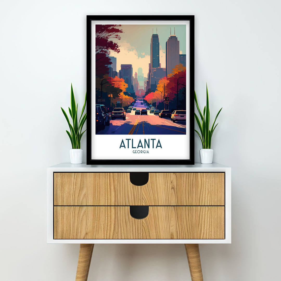 Atlanta Travel Poster