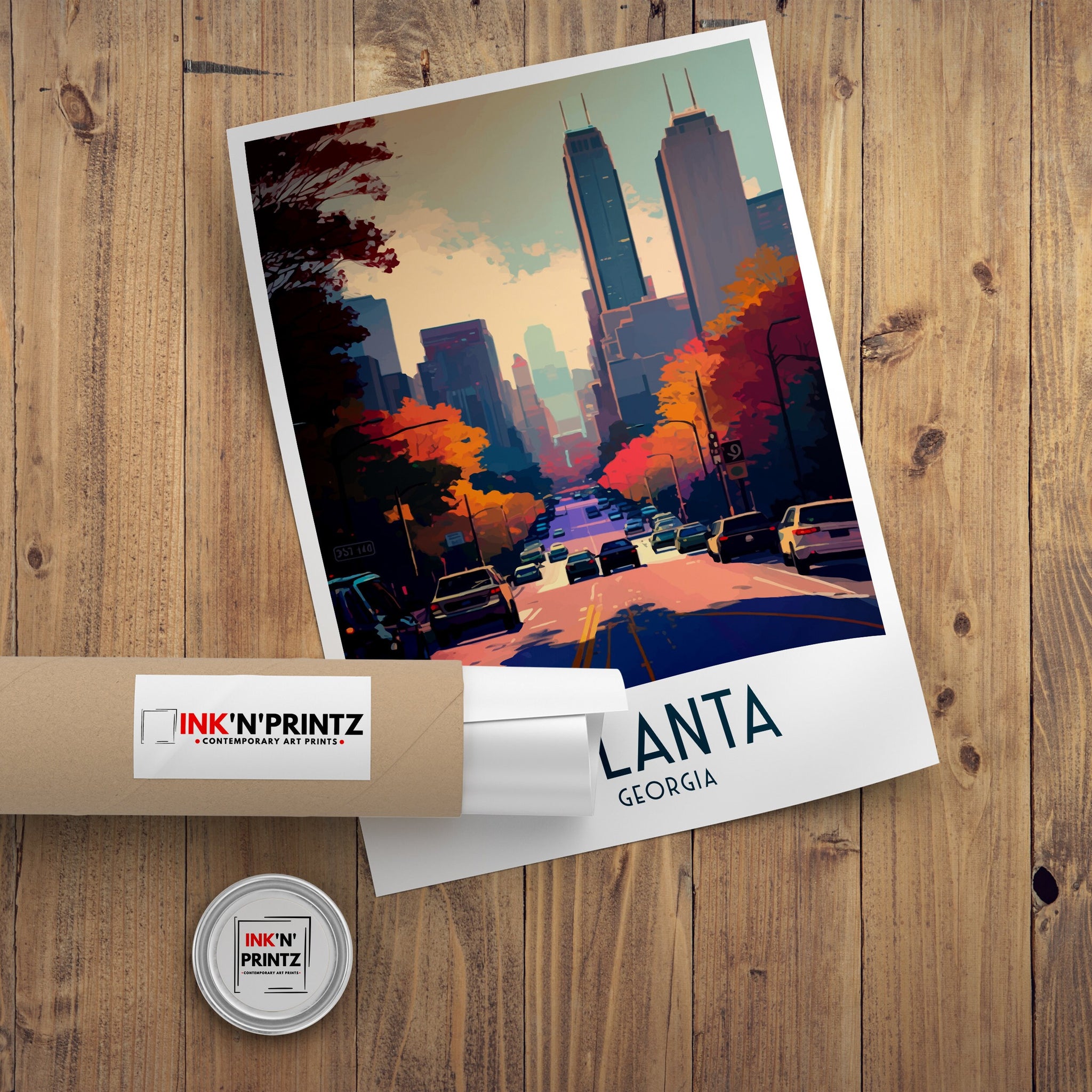 Atlanta Travel Poster