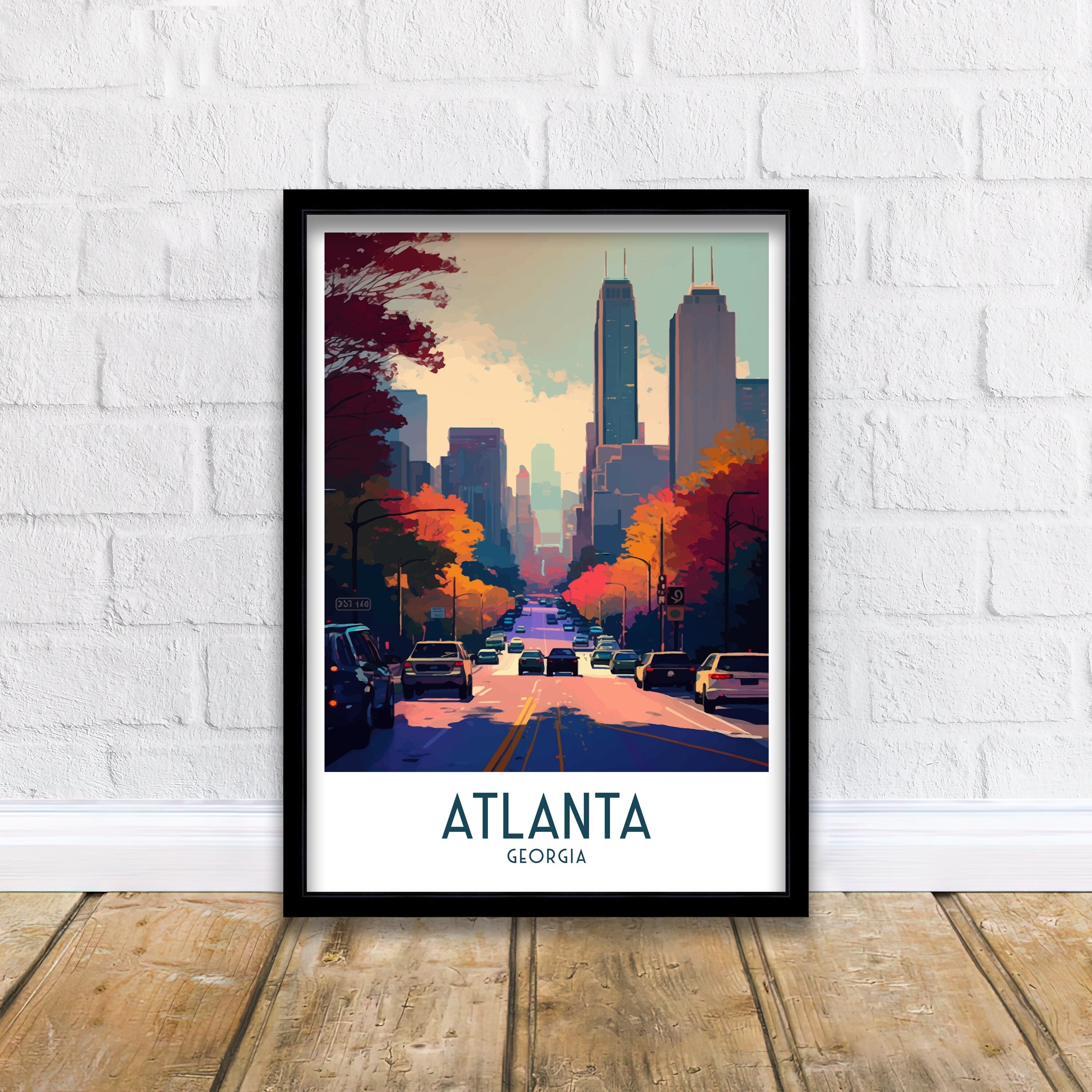 Atlanta Travel Poster